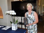 Raffle winner_- Mary Hawkins our Secretary